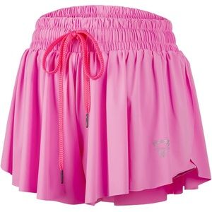 Hot pink 2-in-1 shorts -flowy running shorts. BRAND NEW